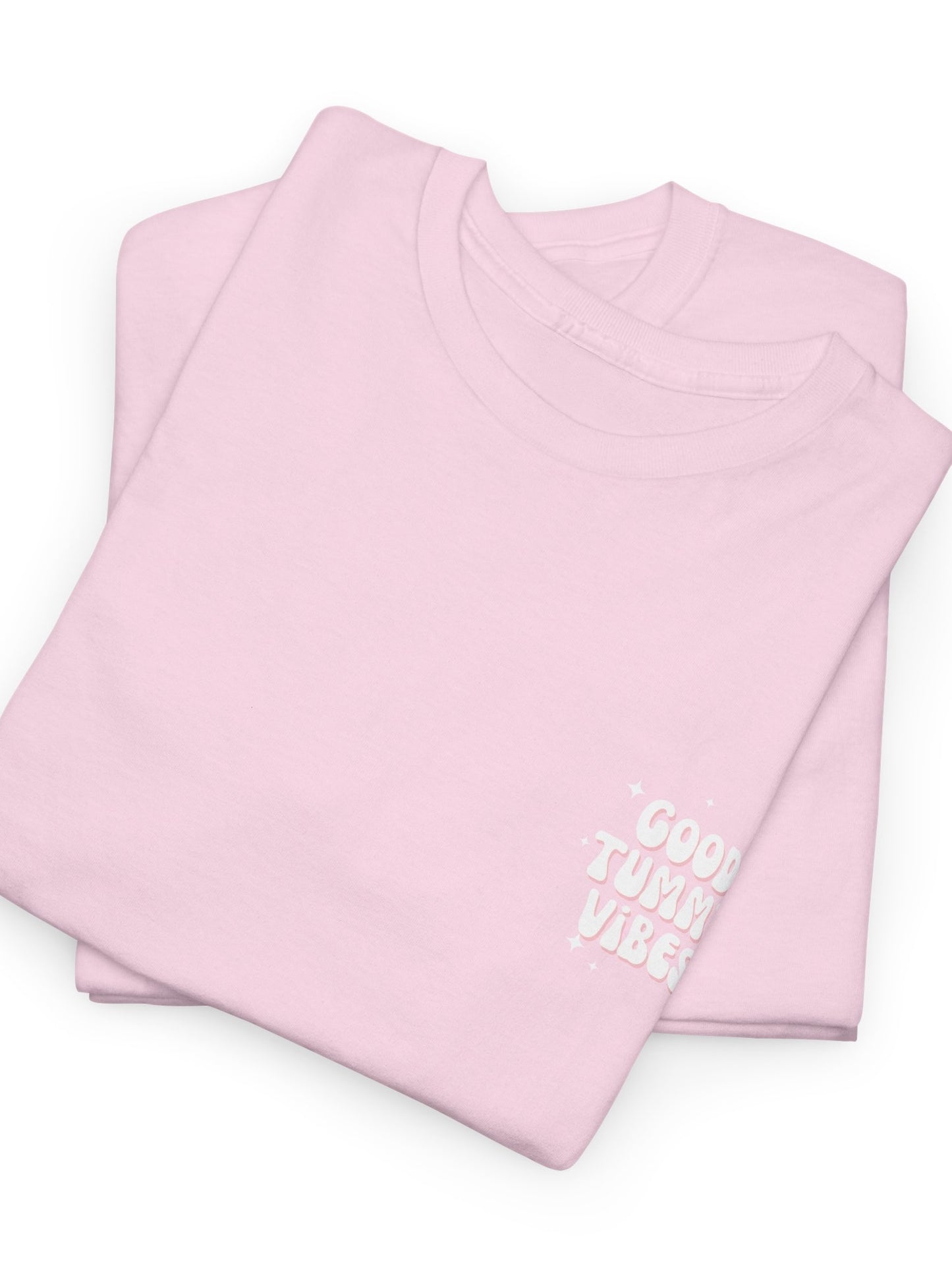 good tummy vibes tee - pink