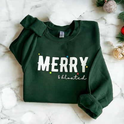 merry & bloated sweatshirt - green