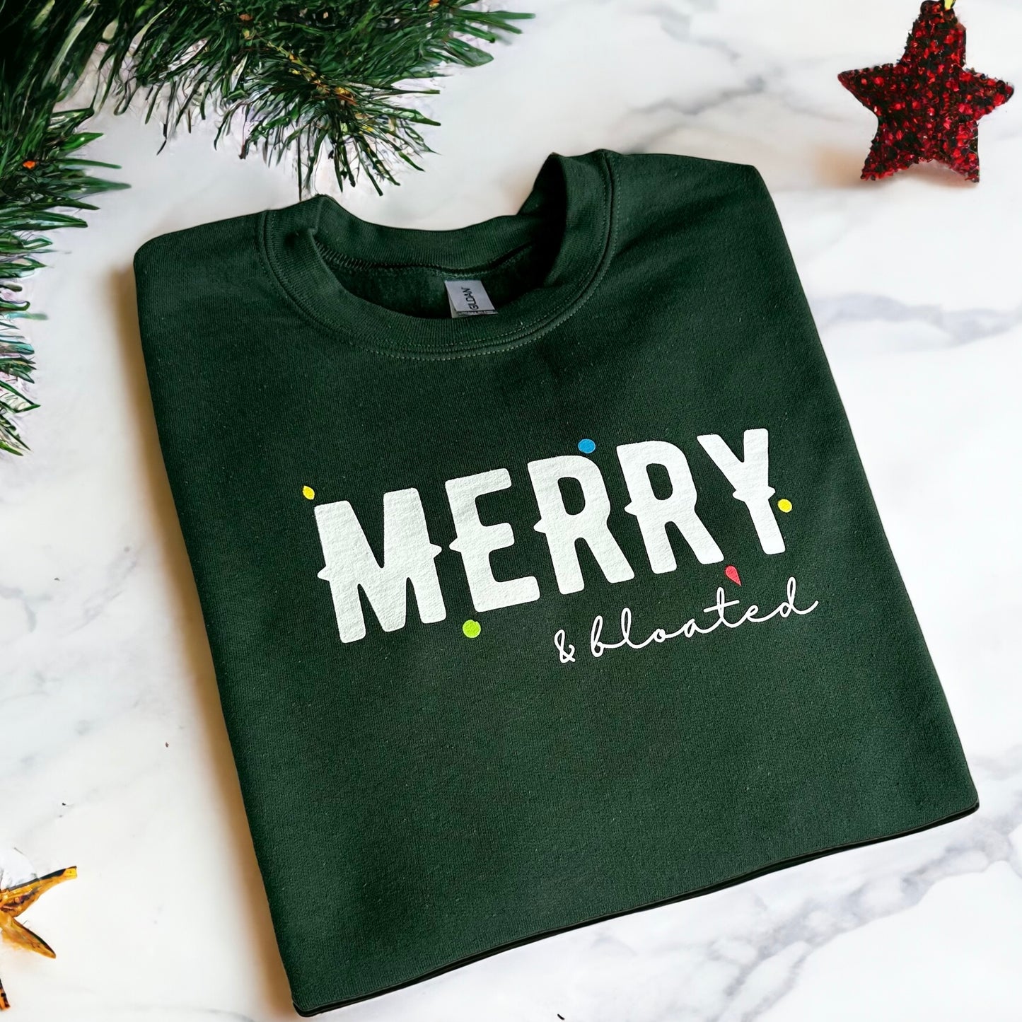 merry & bloated sweatshirt - green