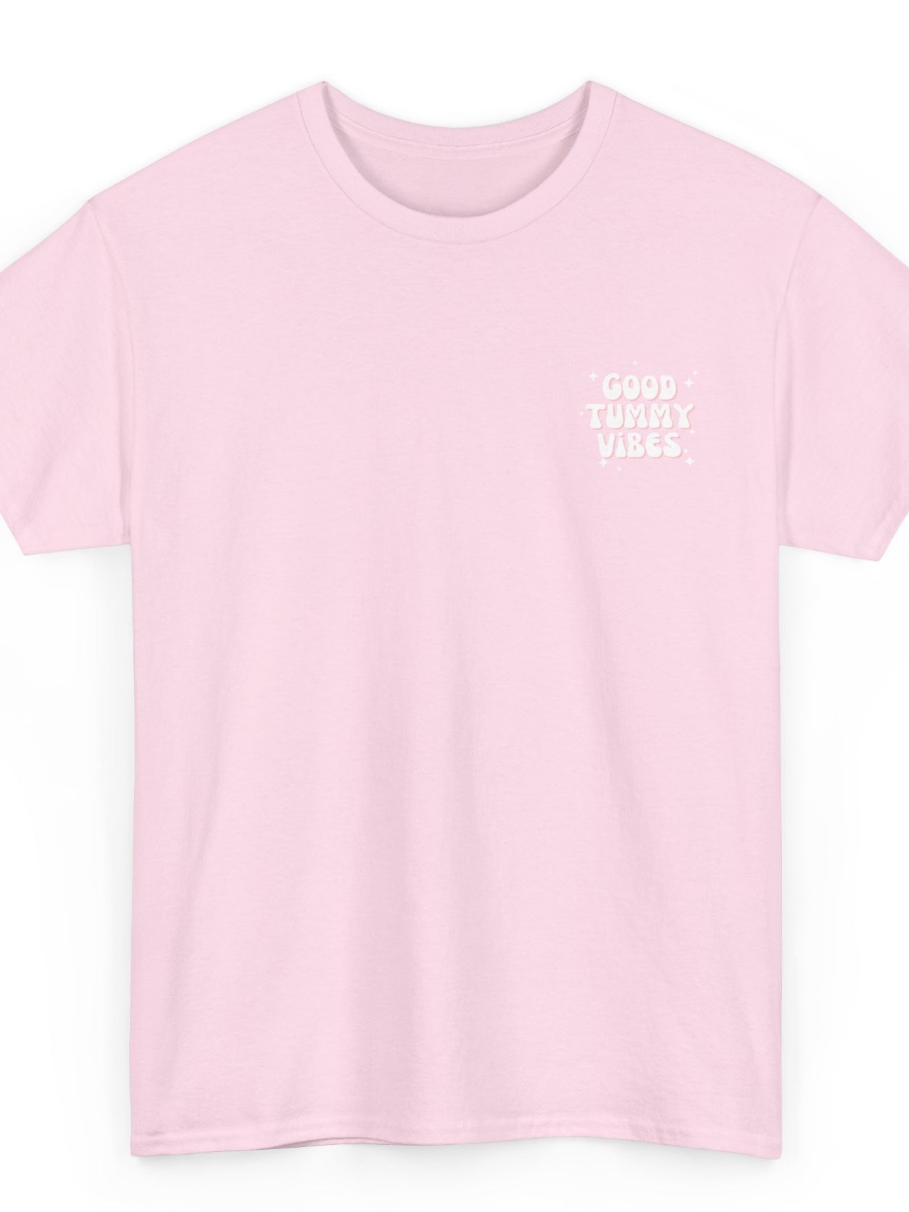 good tummy vibes tee - pink