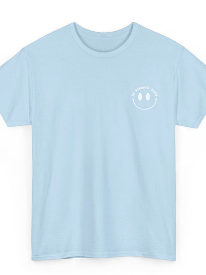 my stomach hurts tee - light blue